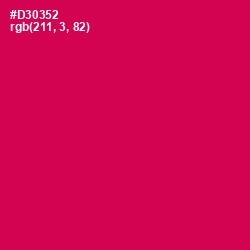 #D30352 - Razzmatazz Color Image