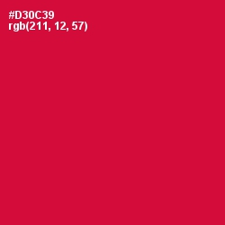 #D30C39 - Crimson Color Image