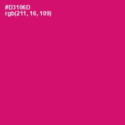 #D3106D - Razzmatazz Color Image