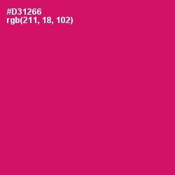 #D31266 - Razzmatazz Color Image