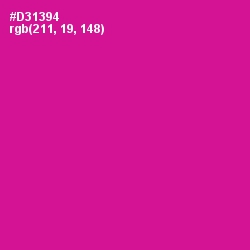 #D31394 - Red Violet Color Image