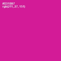 #D31B97 - Red Violet Color Image