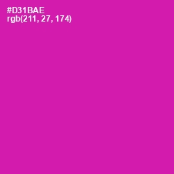 #D31BAE - Red Violet Color Image