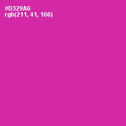 #D329A6 - Cerise Color Image