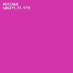 #D333AB - Cerise Color Image