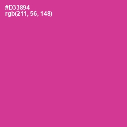 #D33894 - Cerise Color Image