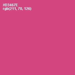 #D3467E - Cabaret Color Image