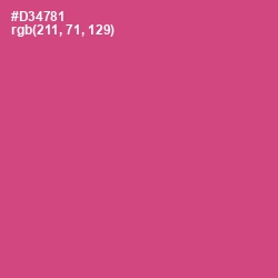 #D34781 - Mulberry Color Image