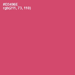 #D3496E - Cabaret Color Image