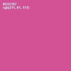 #D35197 - Mulberry Color Image