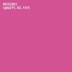 #D35293 - Mulberry Color Image