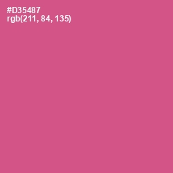 #D35487 - Mulberry Color Image