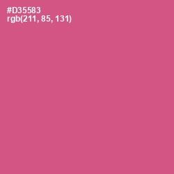 #D35583 - Mulberry Color Image