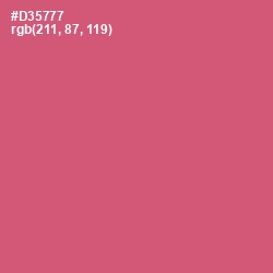 #D35777 - Cranberry Color Image