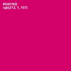 #D4016B - Razzmatazz Color Image