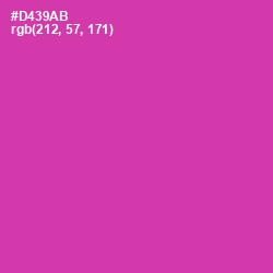 #D439AB - Cerise Color Image