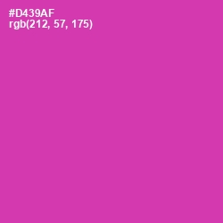 #D439AF - Cerise Color Image