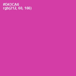 #D43CA6 - Cerise Color Image