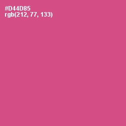 #D44D85 - Mulberry Color Image
