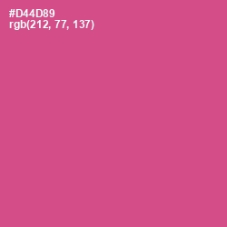 #D44D89 - Mulberry Color Image