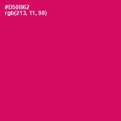 #D50B62 - Razzmatazz Color Image