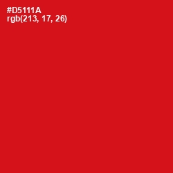 #D5111A - Monza Color Image