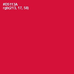 #D5113A - Crimson Color Image