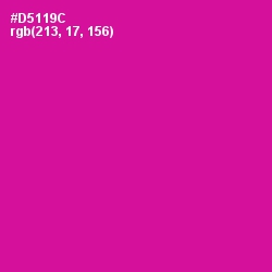 #D5119C - Red Violet Color Image