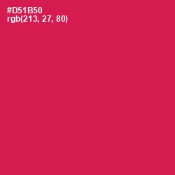 #D51B50 - Maroon Flush Color Image