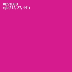 #D51B8D - Red Violet Color Image