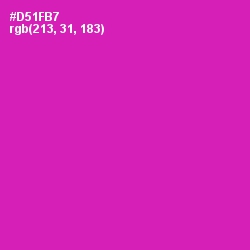 #D51FB7 - Persian Rose Color Image