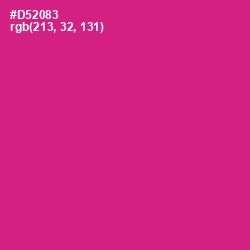 #D52083 - Cerise Color Image