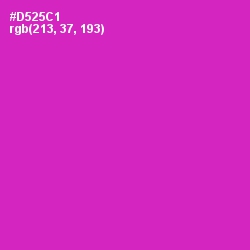 #D525C1 - Shocking Pink Color Image