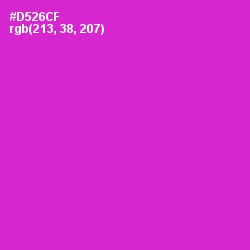 #D526CF - Razzle Dazzle Rose Color Image