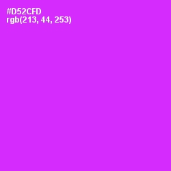 #D52CFD - Magenta / Fuchsia Color Image
