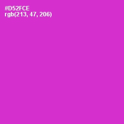 #D52FCE - Razzle Dazzle Rose Color Image