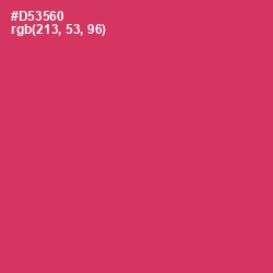 #D53560 - Cerise Red Color Image