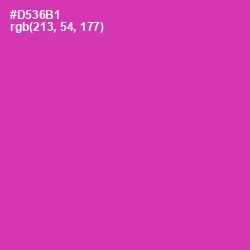 #D536B1 - Cerise Color Image