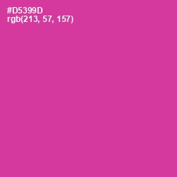#D5399D - Cerise Color Image