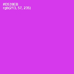 #D539EB - Razzle Dazzle Rose Color Image