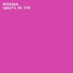 #D545AA - Mulberry Color Image