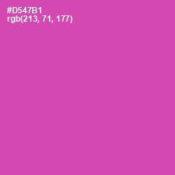 #D547B1 - Brilliant Rose Color Image