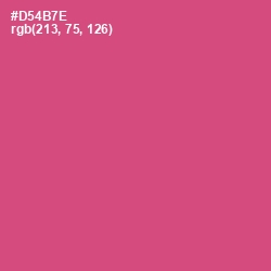 #D54B7E - Cabaret Color Image