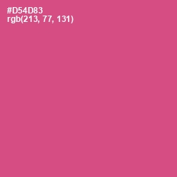 #D54D83 - Mulberry Color Image