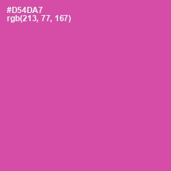#D54DA7 - Mulberry Color Image