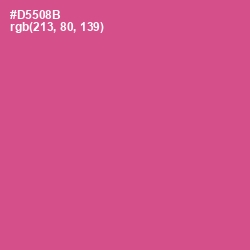 #D5508B - Mulberry Color Image