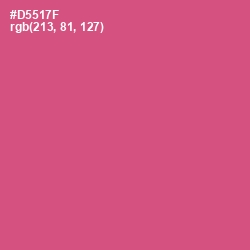 #D5517F - Cranberry Color Image