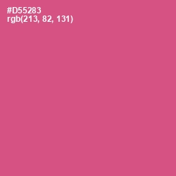 #D55283 - Mulberry Color Image