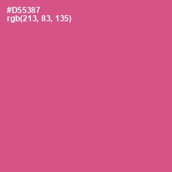 #D55387 - Mulberry Color Image