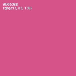 #D55388 - Mulberry Color Image